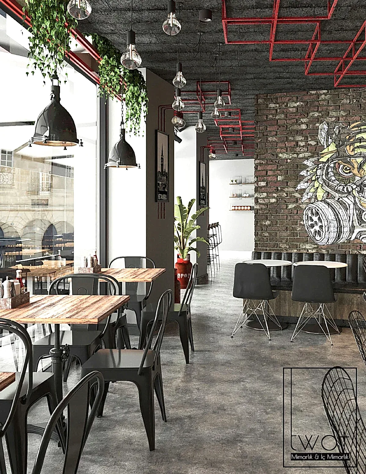 konsept cafe tasarımları