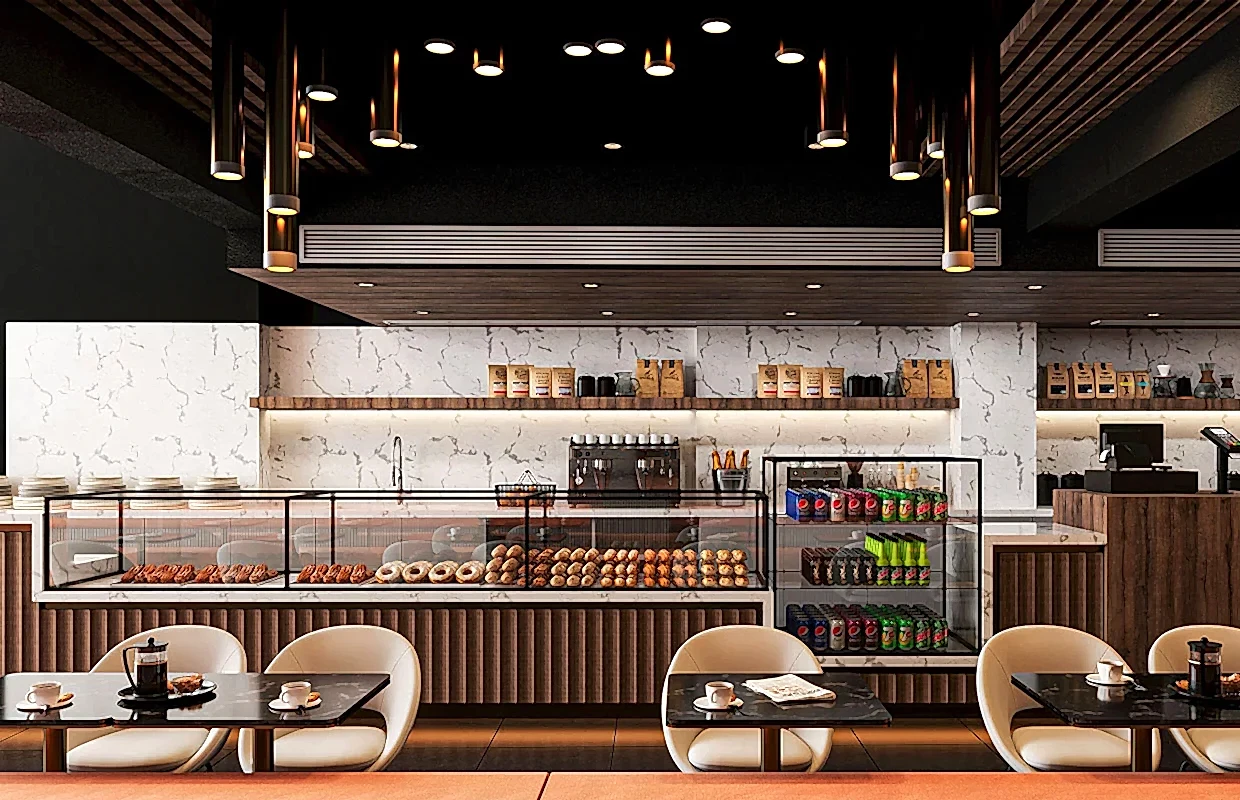 cafe iç mekan tasarımları